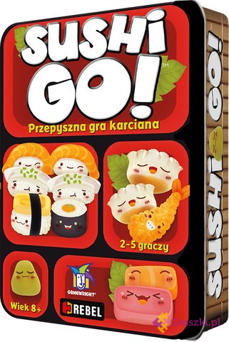 Sushi Go! (PL) | Rebel // darmowa dostawa od 249.99 zł // wysyłka do 24 godzin! // odbiór osobisty w Opolu